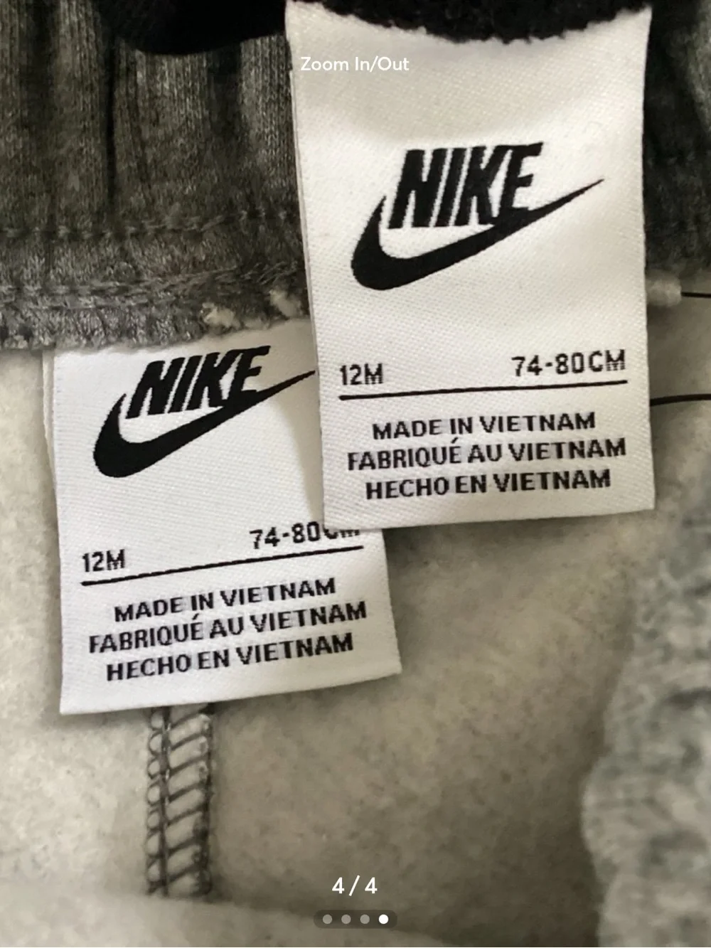 Nike Nike Air hoodie & Joggers Set size 12 months(NWT) ~FIRM, NO OFFERS~ - Picture 4 of 4